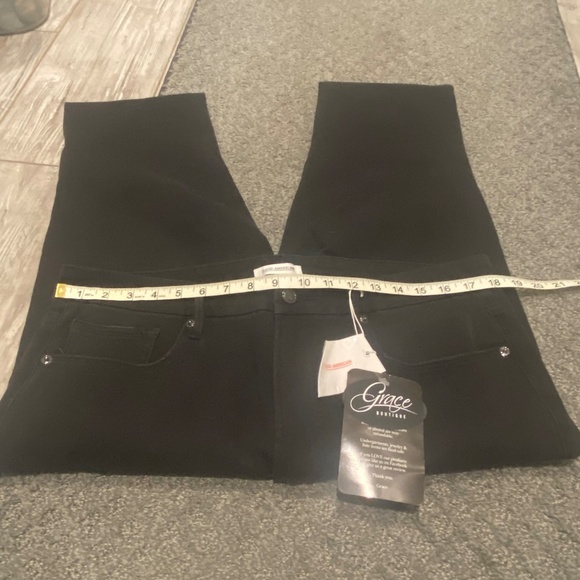 New! Good American Good Waist Moto jeans high waisted black. - Picture 9 of 16